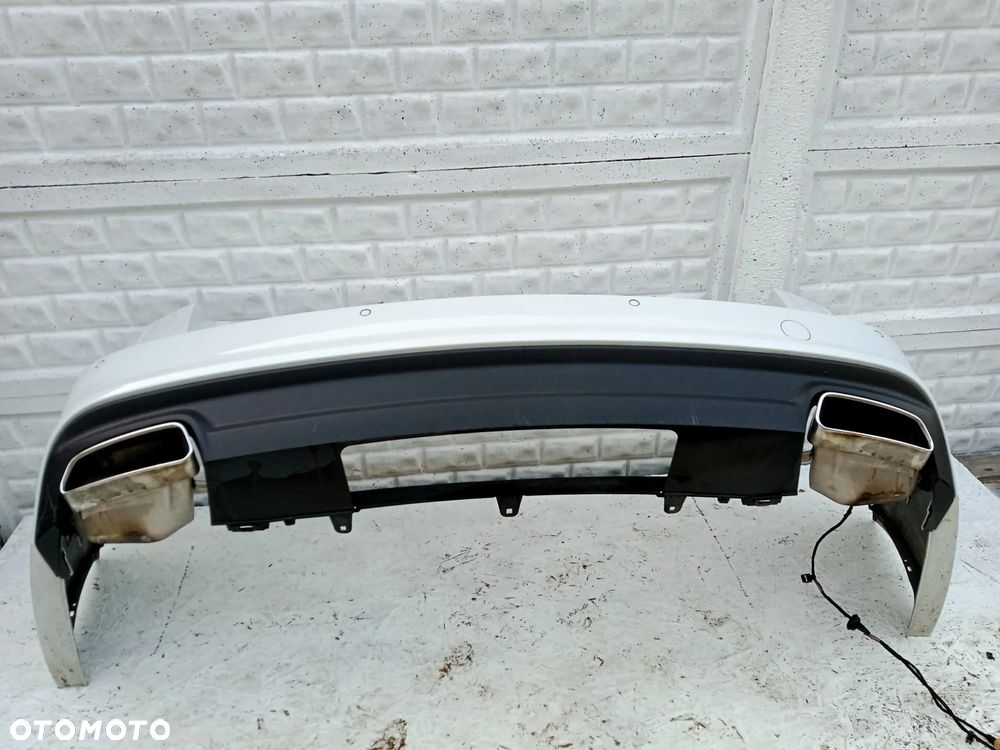 ZDERZAK TYŁ AUDI A6 C7 4G9 KOMBI LIFT 6PDC 15-18 BIAŁY - 11