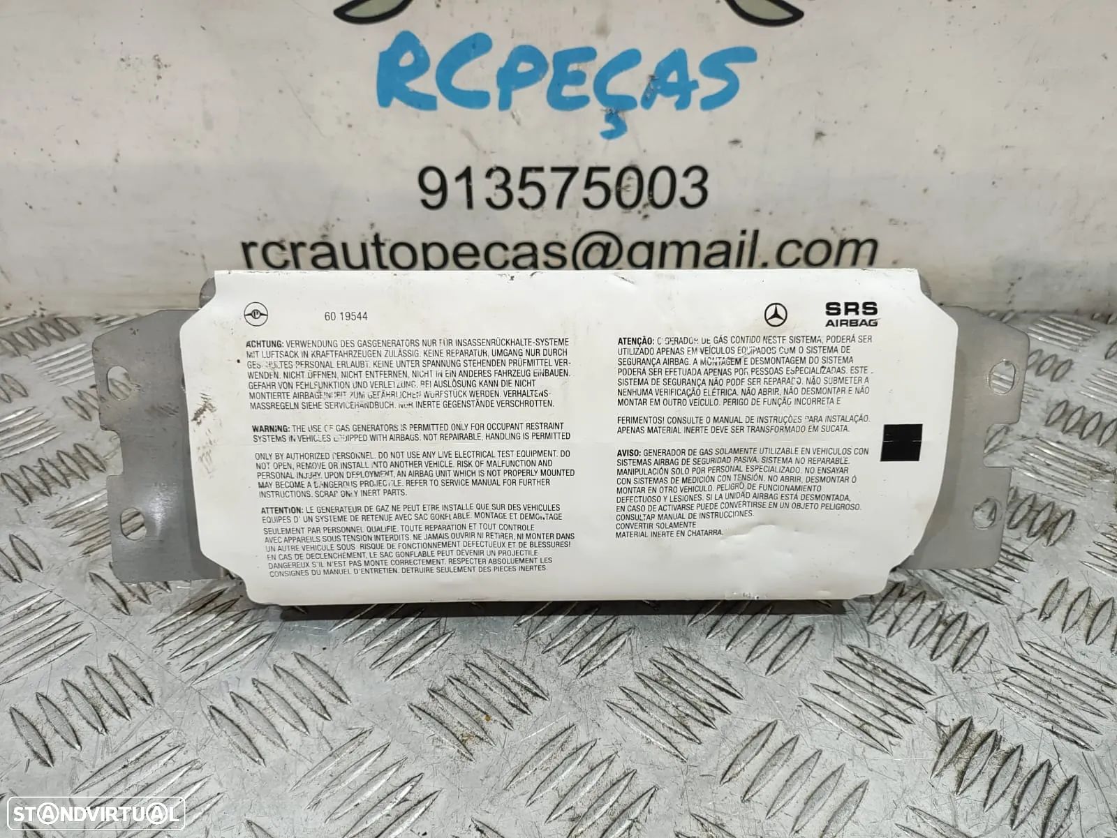 Airbag passageiro Mercedes Benz SLK R171 - 1