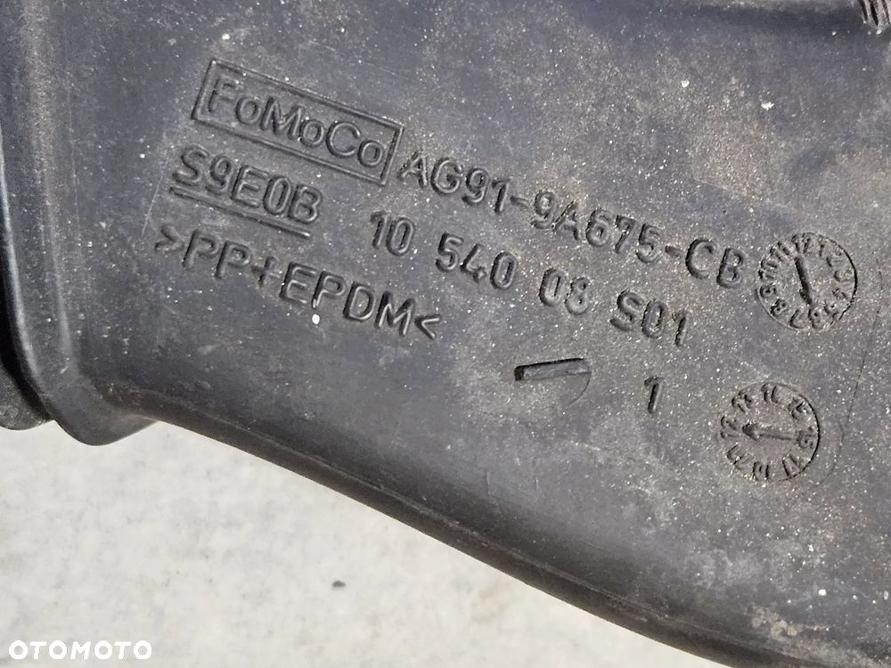 Ford Mondeo MK4 S-Max Galaxy MK3 1.8 2.0 TDCI rura wlot dolot do  filtra powietrza  AG91-9A675-CBS - 3