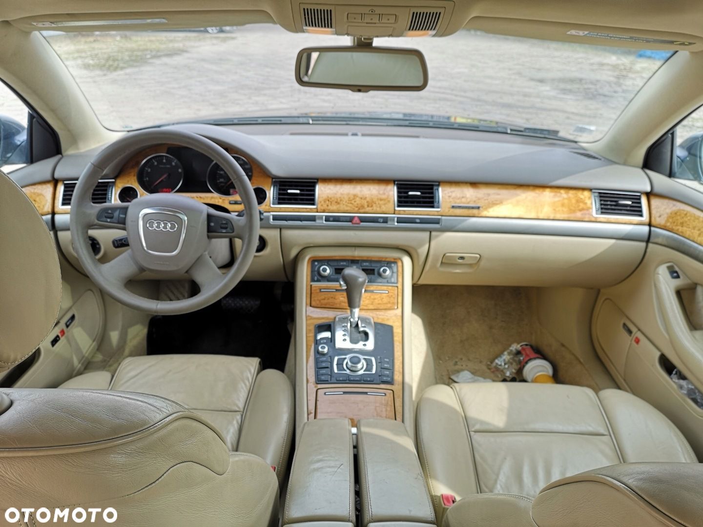 AUDI A8 D3 KONSOLA DESKA KOKPIT KOMPLET AIR BAG - 1