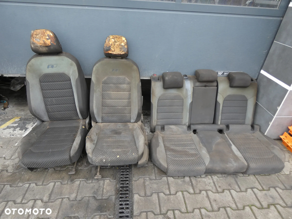 VW GOLF VII 7 R FOTELE PRZÓD KANAPA TYŁ KOMPLET GORLICE