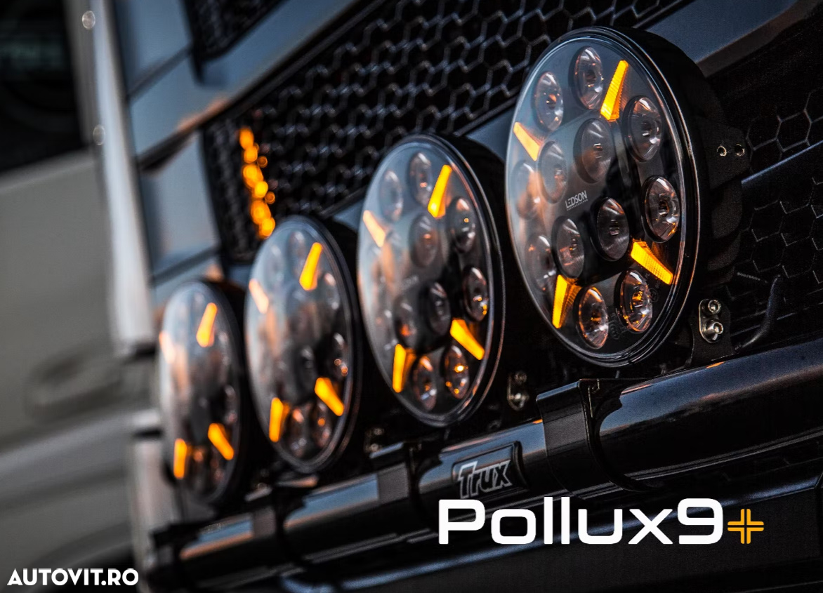 Proiector suplimentar Pollux9+ Gen2, LED, 120W, pozitie alb galbena/portocalie - 6