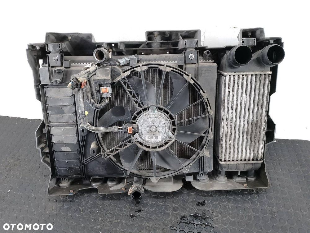 PAS PRZÓD, CHŁODNICE, WENTYLATOR CITROEN C5 III 9687359380 9684957680 1.6 - 8