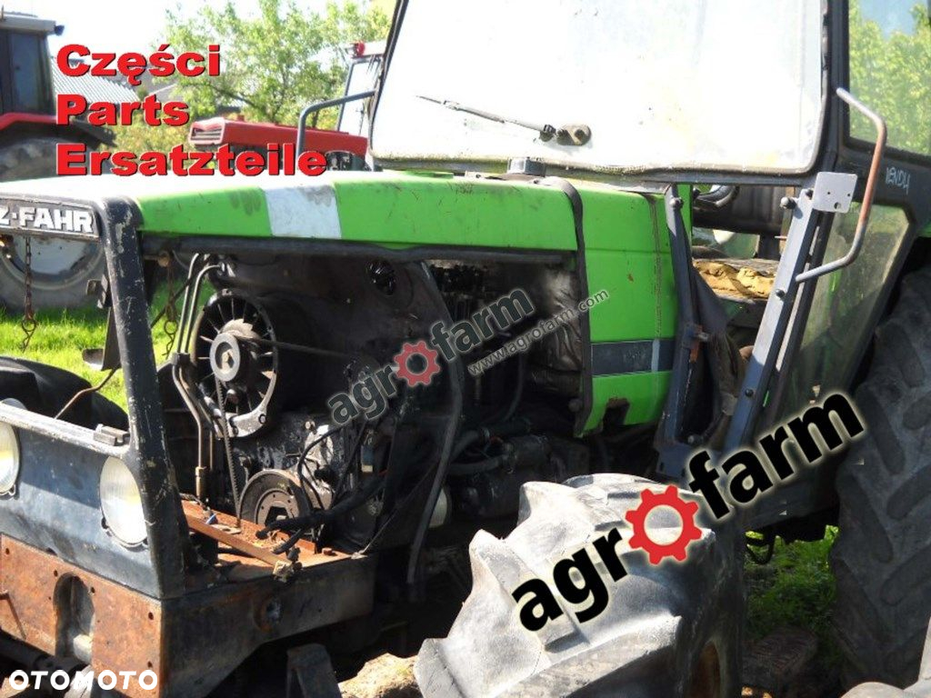 Deutz DX 3.90 części, skrzynia biegów, silnik, wał - 2