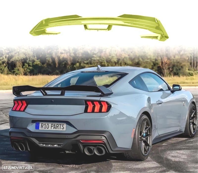 AILERON SPOILER FORD MUSTANG 24- LOOK DARK HORSE WICKER BILL - 1