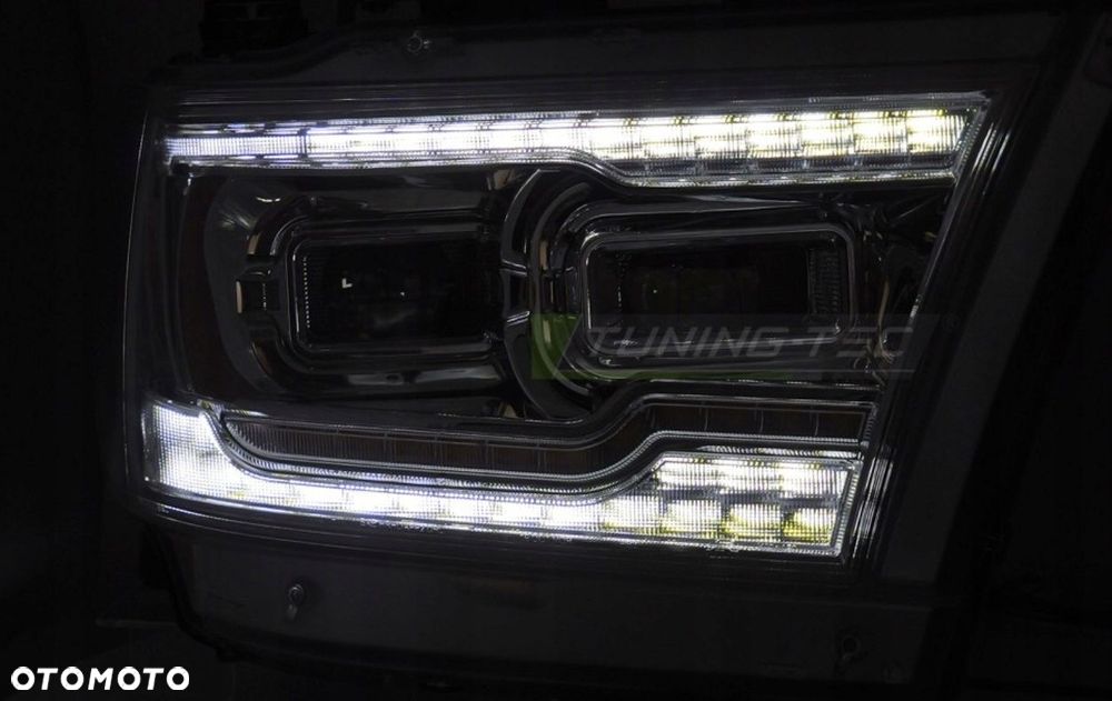 Reflektory Lampy kpl Full LED Soczewki Chrom Clear Dodge Ram V 5 1500 19-24 - 6