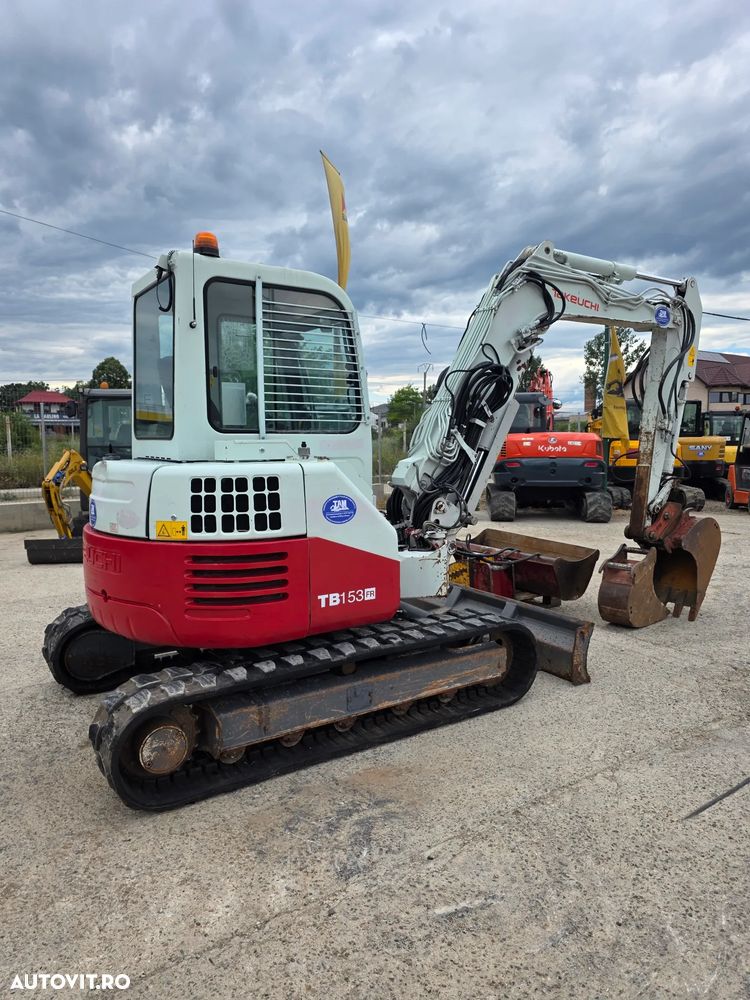 Takeuchi Tb153fr miniexcavator compact cu picon - 5