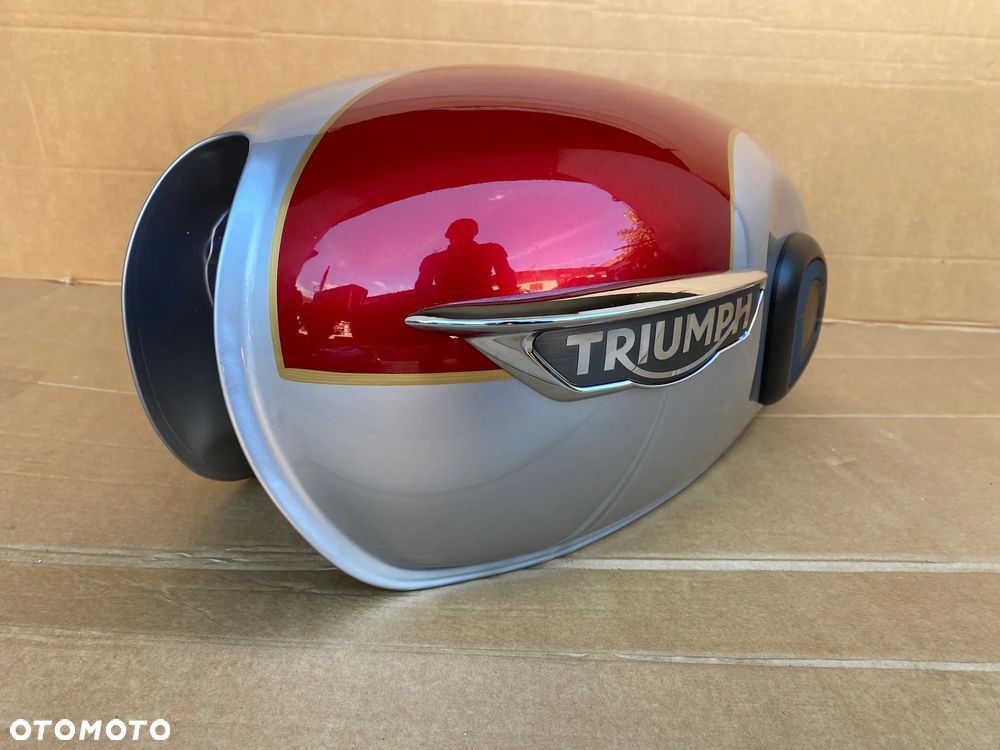 TRIUMPH BONNEVILLE T120 T100 ZBIORNIK PALIWA BAK FUEL TANK - 9