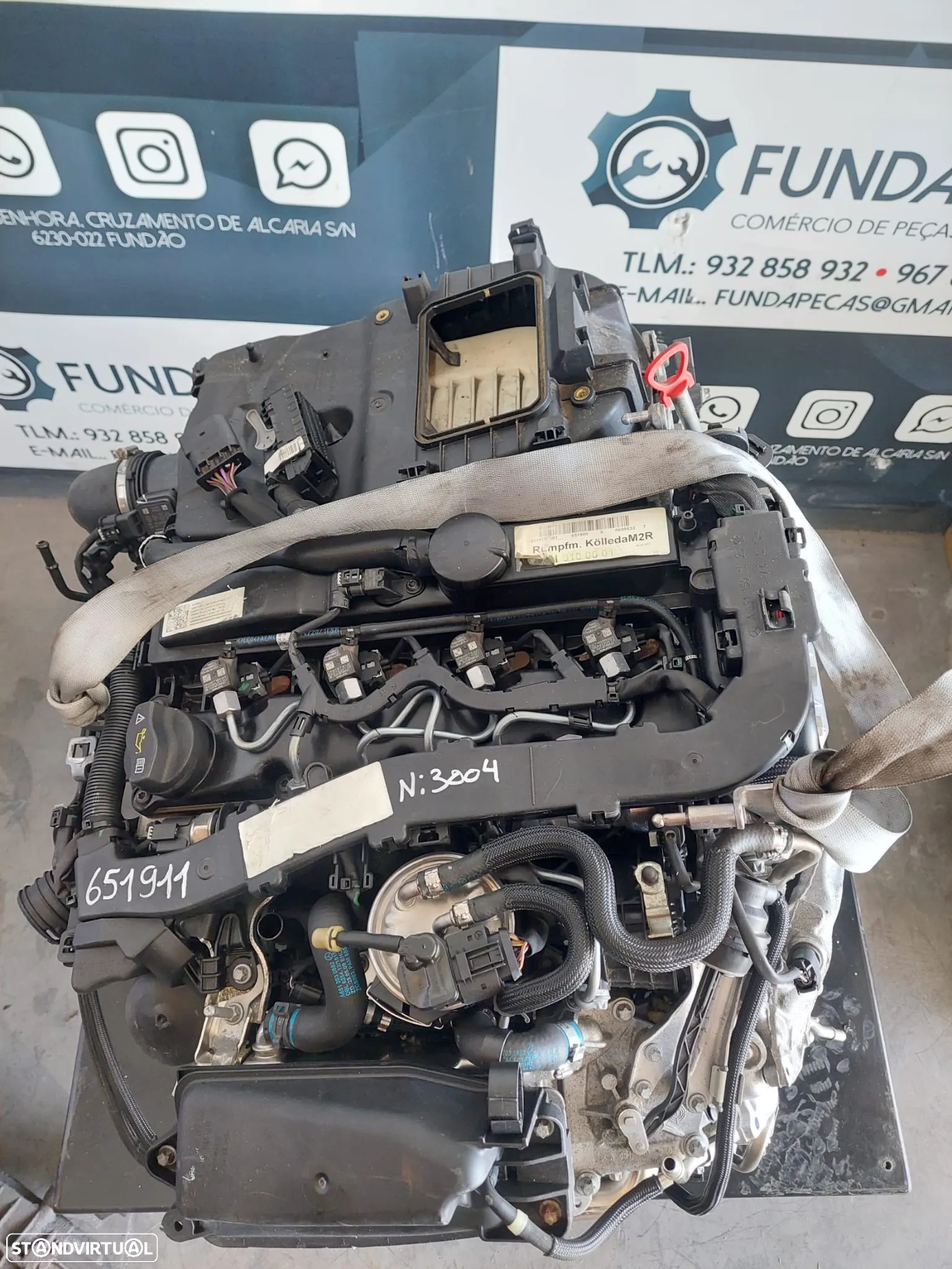 Motor Mercedes c220 2.2Cdi 204Cv Ref: 651.911 - 2