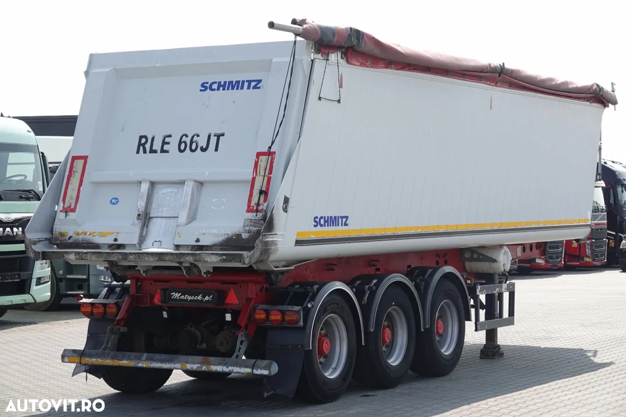 Schmitz Cargobull 40 M3 BASCULATOR / CAMION ALUMINIU / AXIE LIFTATOR / SAF / IMPORTAT - 8
