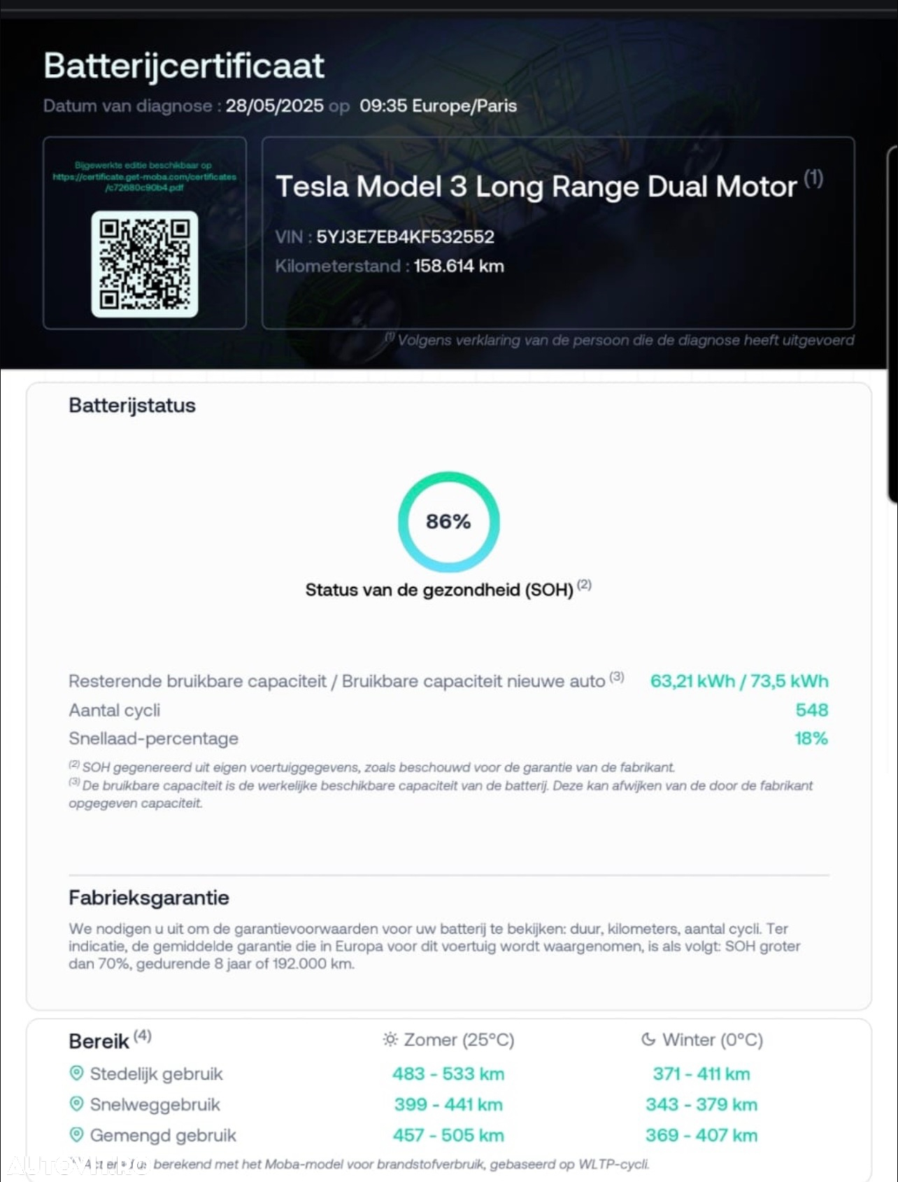 Tesla Model 3 Langstreckenbatterie Allradantrieb Dual Motor Performance - 5