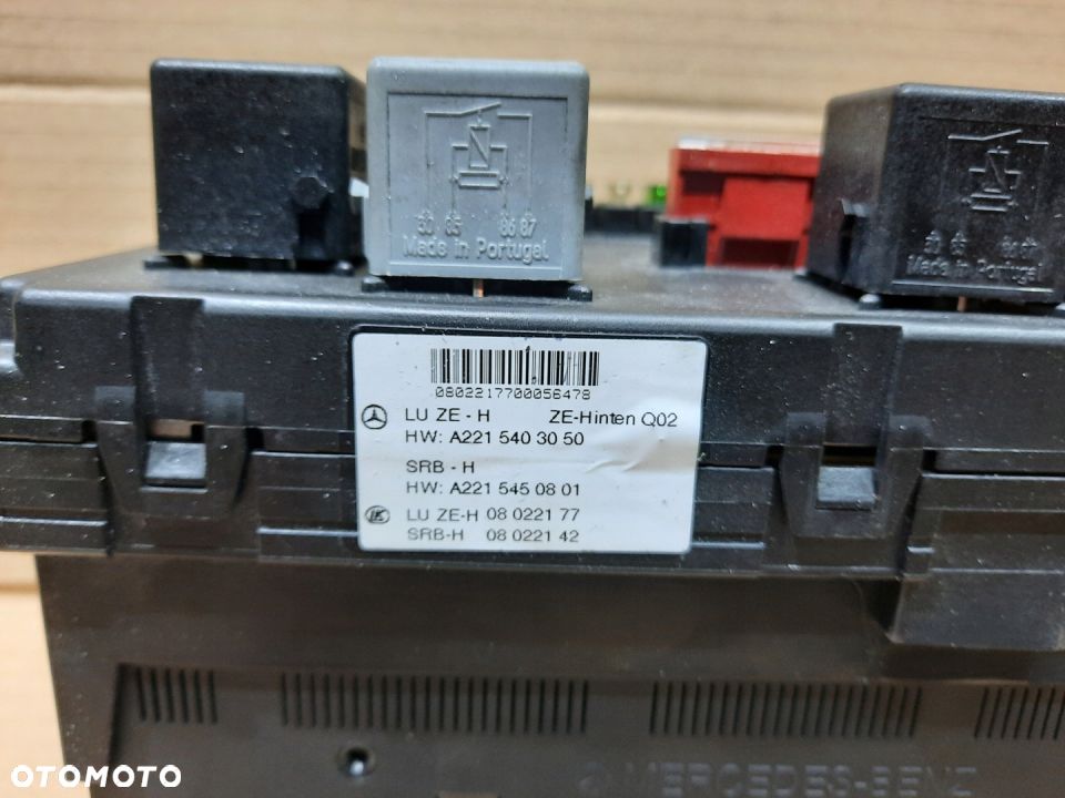 MERCEDES W221 MODUL STEROWNIK SAM A2215402462 - 3