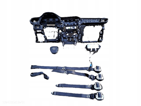 OPEL CORSA F 19-23R DESKA KONSOLA AIRBAG PASY ORYG