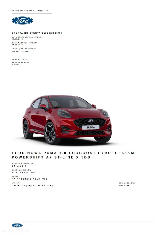 Ford Puma 1.0 EcoBoost mHEV ST-Line X DCT - 16