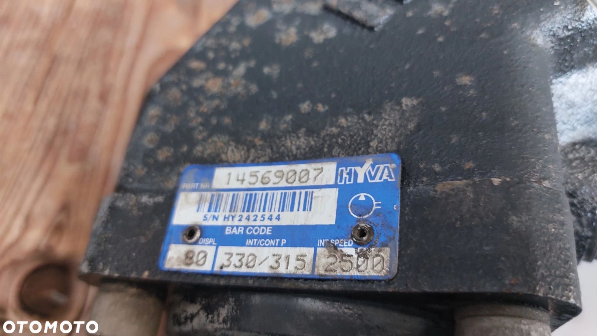MERCEDES ACTROS MP4 EURO 6 HYDRAULIKA POMPA WAŁEK HYVA - 4