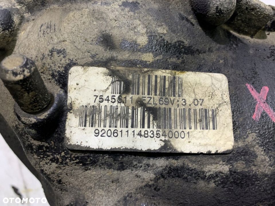 MOST PRZEDNI 7545611 BMW E83 X3 2.0d M47N2 3.07 - 4