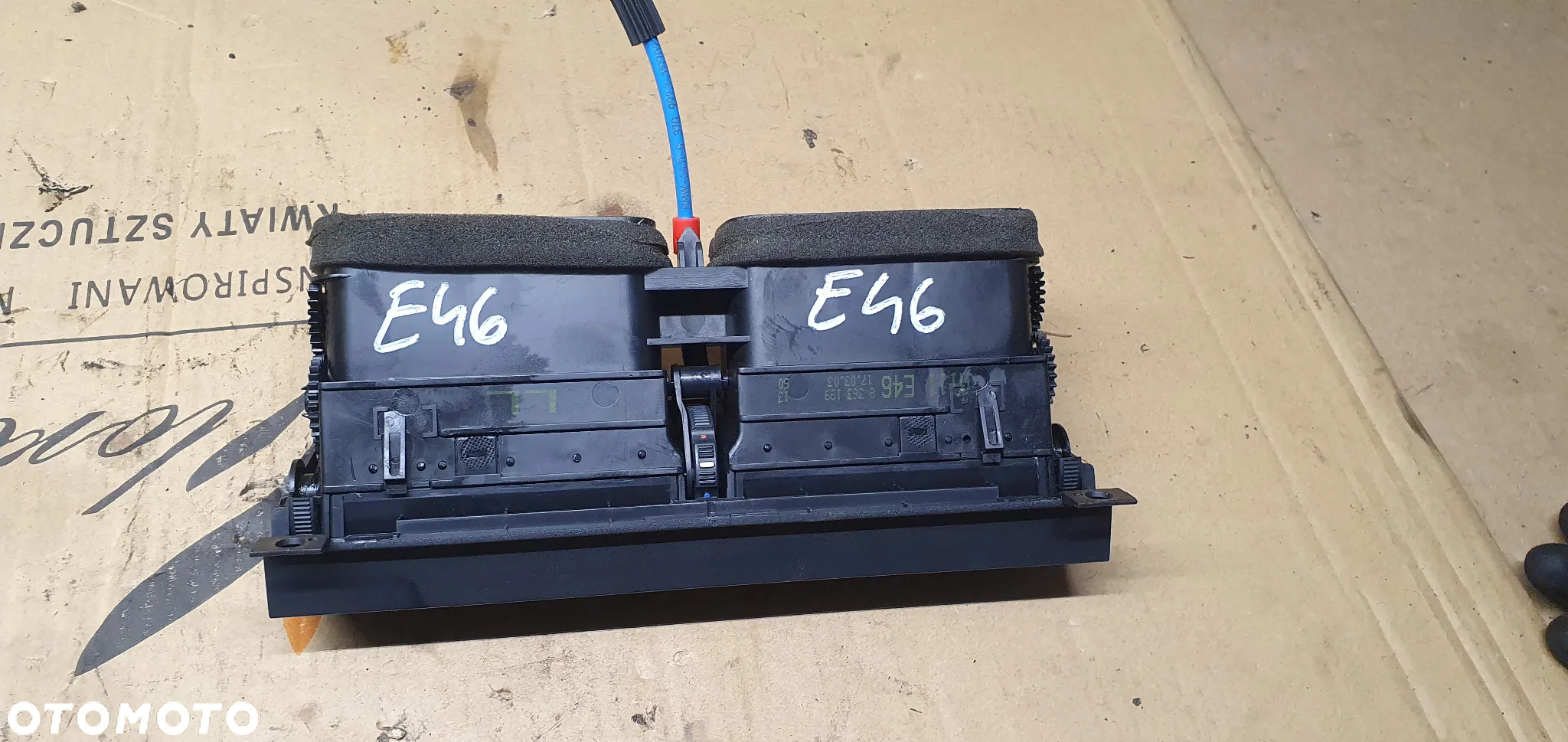 Kratka nawiewu powietrza środkowa BMW 3 E46 8363199 - 4