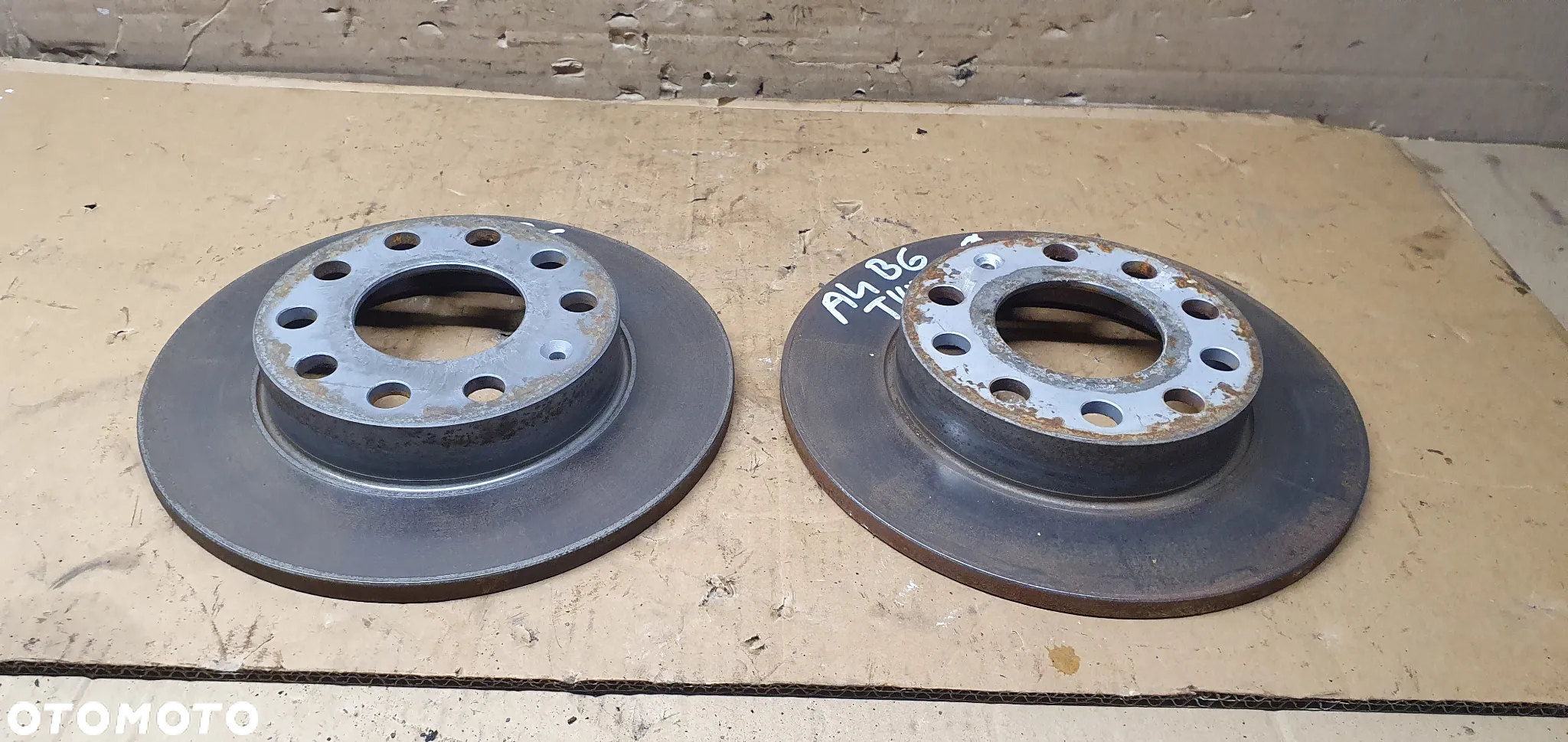 Tarcze hamulcowe tył tylne Audi A4 B6 245mm - 2