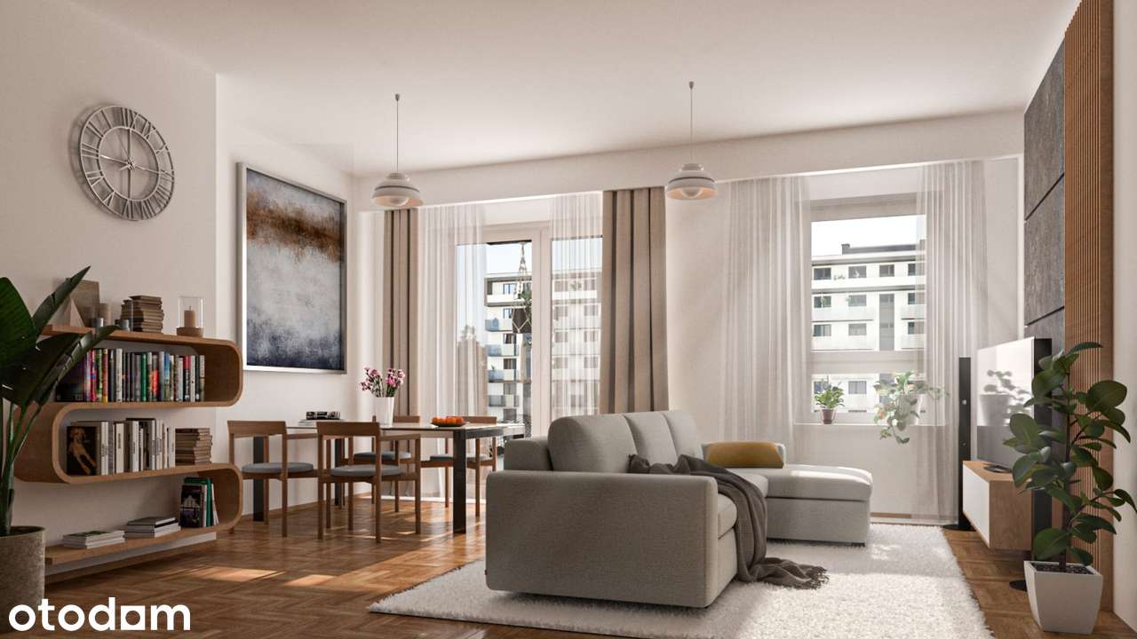 2-pokojowe mieszkanie 36m2 + balkon Bez Prowizji