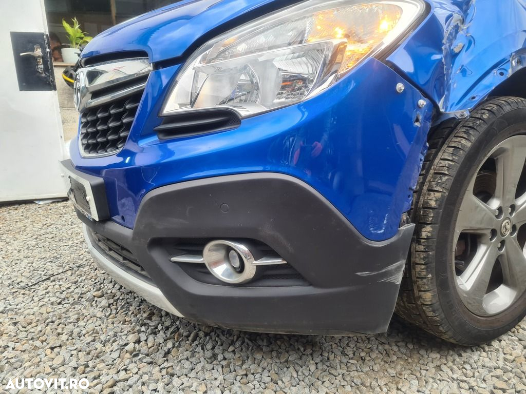 Bara fata Opel Mokka 2012 - 2016 Boracayblau Metalizat Gqm (1250) model cu spalatoare far - 3