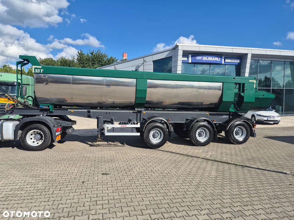 Zorzi 46S095 PRS / WANNA / PODGRZEWANA / WYWROTKA / INOX / HARDOX / PRZESUWNY TYŁ / 3 OSIE / WIELKA ŁADOWNOŚĆ 34TON / DO ASFALTU - 4