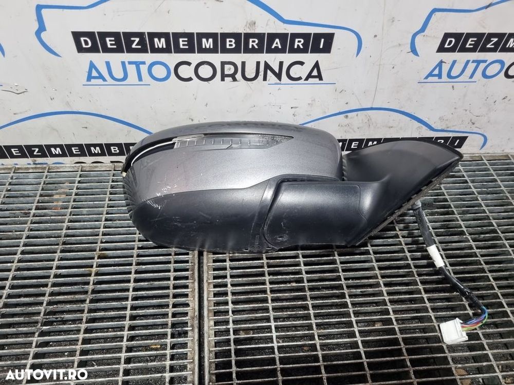 Oglinda dreapta Nissan Qashqai J11 2013 - 2017 4 Usi GRI (1023) Rabatabile FISURAT ... - 1