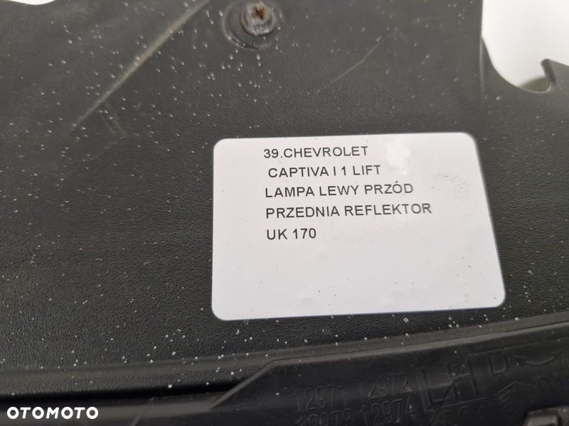 chevrolet captiva i 1 lift lampa lewy przód przednia reflektor uk - 4