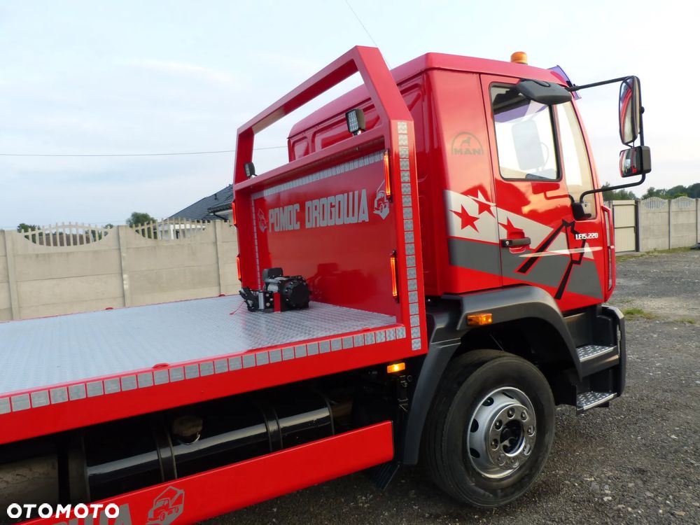MAN LE 15.220 POMOC DROGOWA / AUTOLAWETA / SPECJALNY / DMC 15 T / ŁAD. 9000 KG / BLOKADA MOSTU - 13