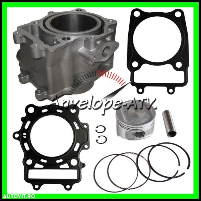 Cilindru CFMOTO 500 X5 600 : Piston CF MOTO + Segmenti + GARNITURI - 1