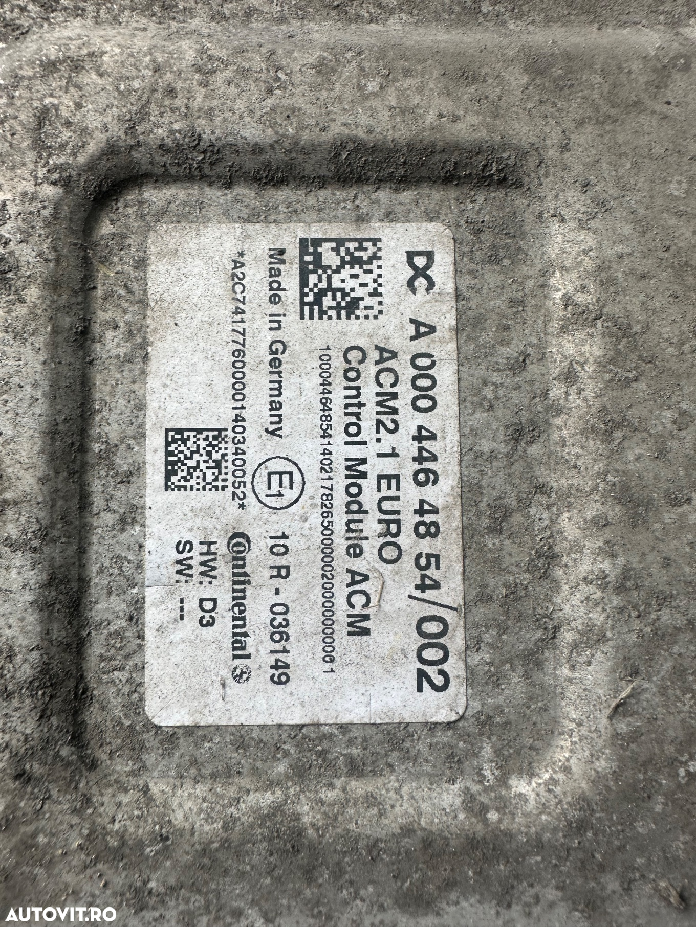 Calculator acm mercedes actros mp4 a0004464854 - 2
