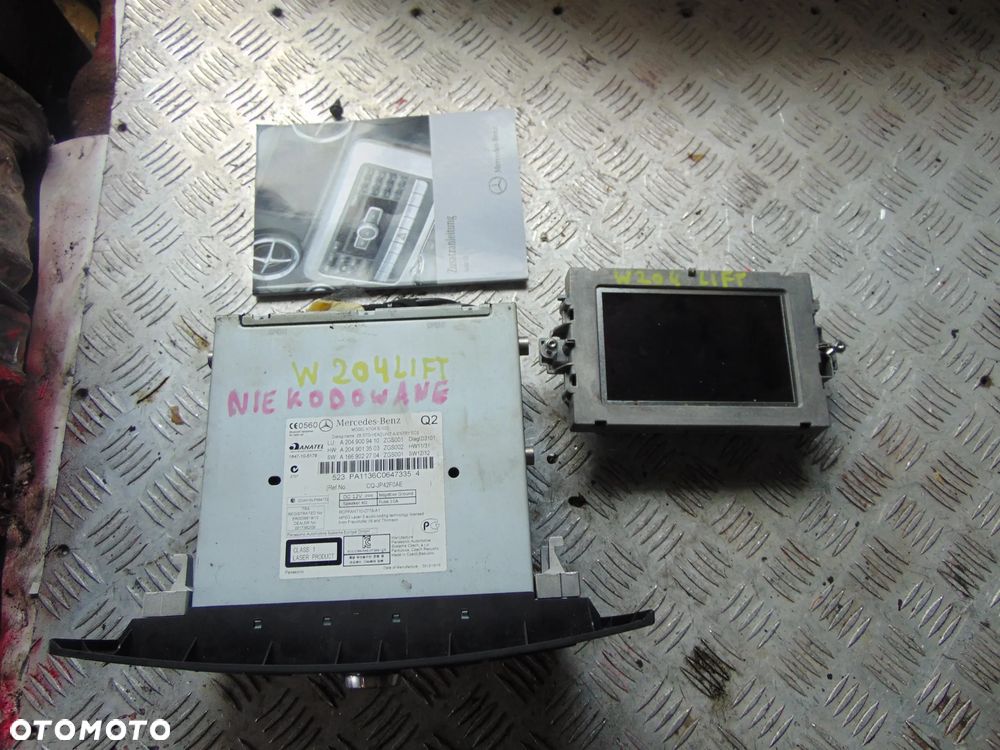 Radio Mercedes w204 zestaw - 2