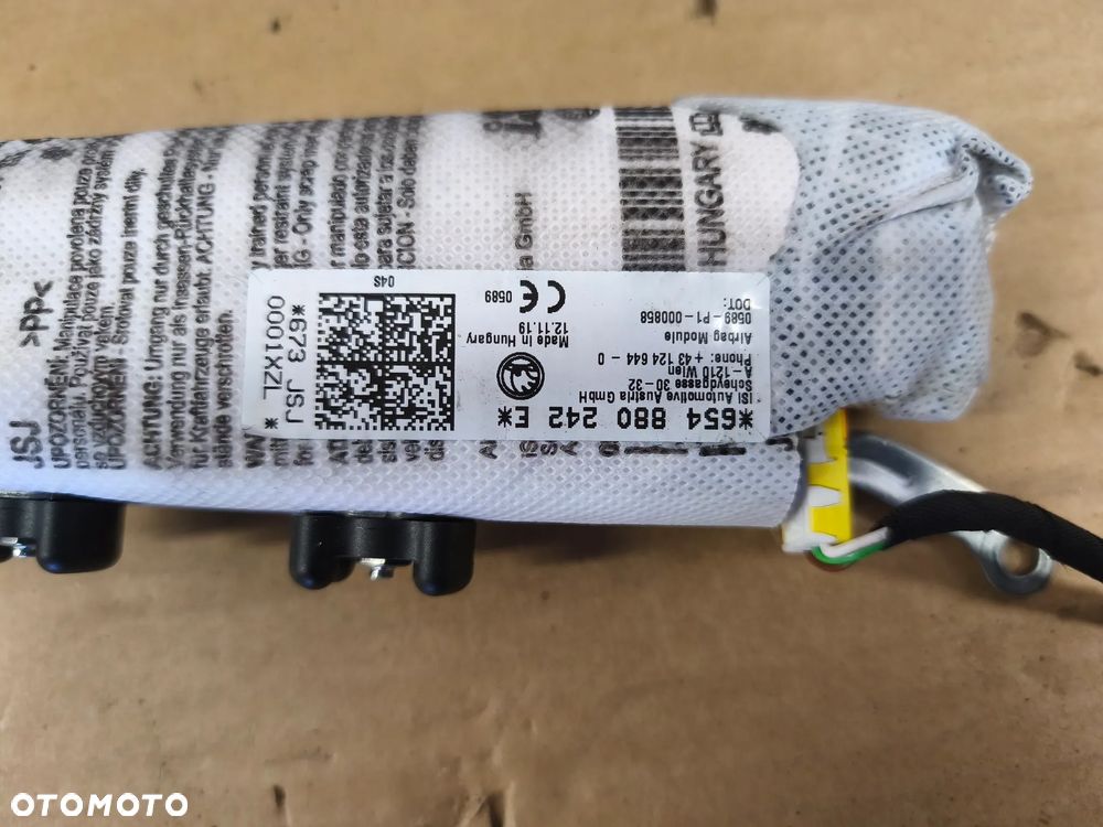 PODUSZKA FOTELA PRAWA 654880242 SKODA SCALA KAMIQ - 2