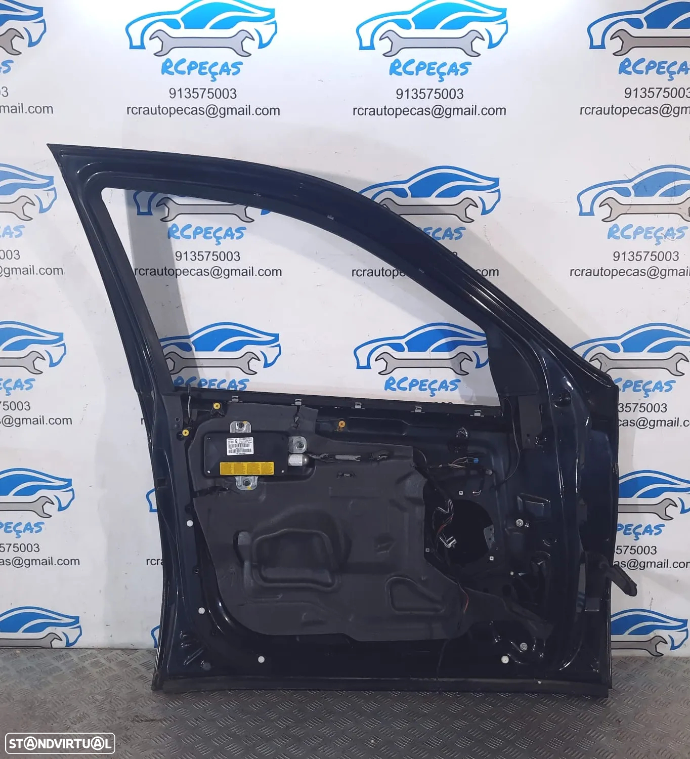 PORTA PORTAS FRENTE FRONTAL ESQUERDA BMW X5 E53 41517211423  MOTOR PUXADOR VIDRO - 5