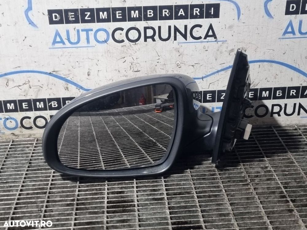 Oglinda stanga Kia Sportage IV 2016 - 2018 4 Usi Palnetenblau Metalizat D7 (1355) Fara ... - 1