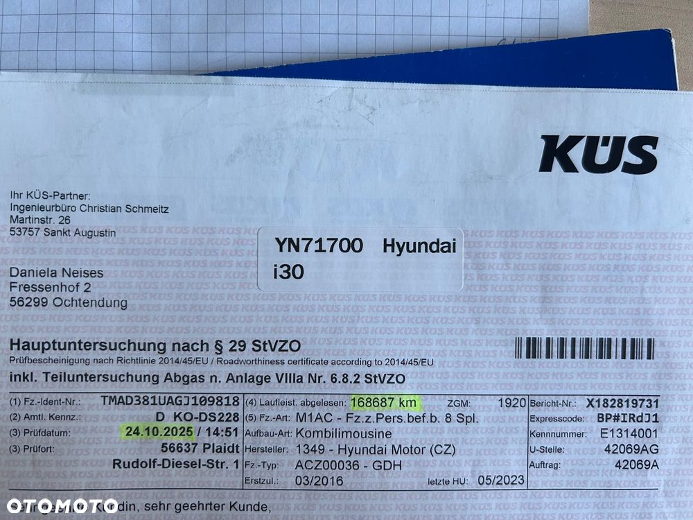 Hyundai i30 blue Kombi 1.6 CRDi Style - 12