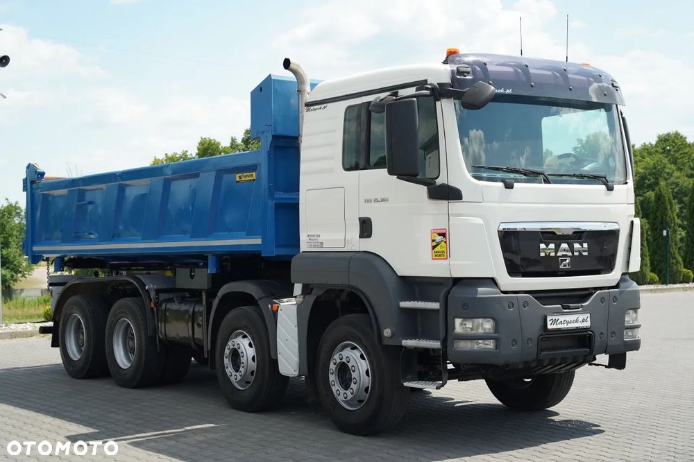 MAN TGS 35.360 / 8x4 / WYWROTKA 2 STRONNA  / HYDROBURTA / BORDMATIK / EURO 5 - 14