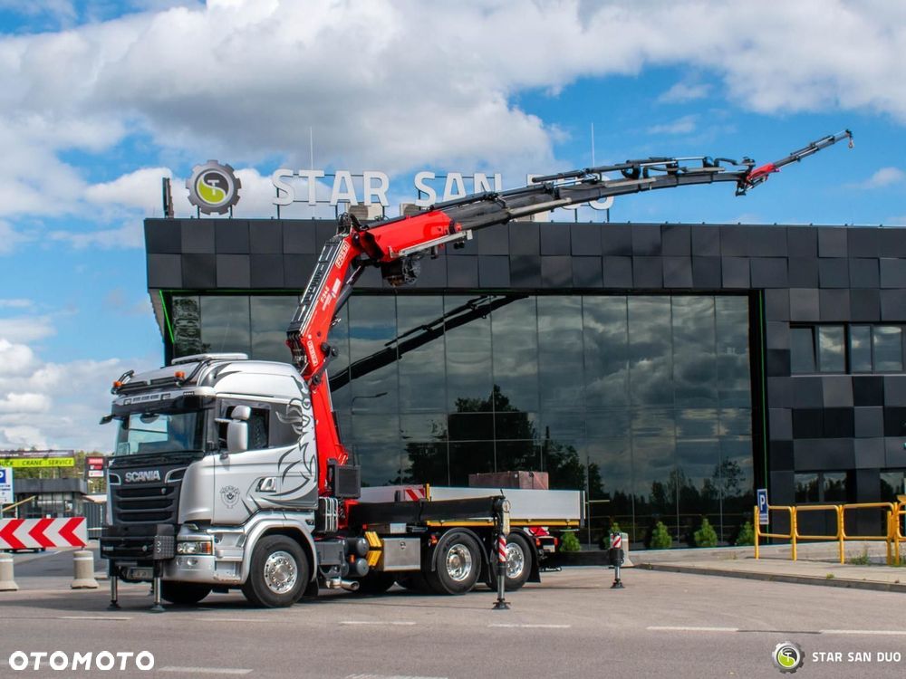 Scania R580 6x2 FASSI F545RA.2.27 XE  HDS Żuraw Fly Jib Wciągarka Siodło - 2