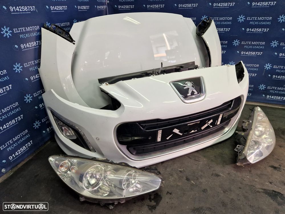 Frente completa usada PEUGEOT 308 1.6 HDI Phase II 2011 capot parachoques oticas guardalamas - 1