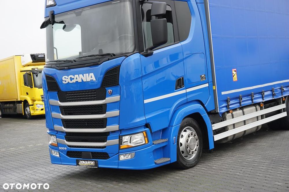 Scania / S 500 / ACC / E 6 / FIRANKA / 20 PALET / DŁ. 8,1 M /  RETARDER - 20