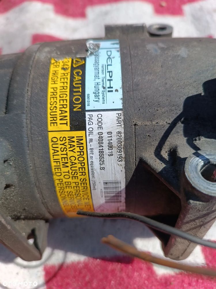 RENAULT MEGANE 2 II 2005R 1.9 DCI KOMPRESOR POMPA KLIMATYZACJI - 2