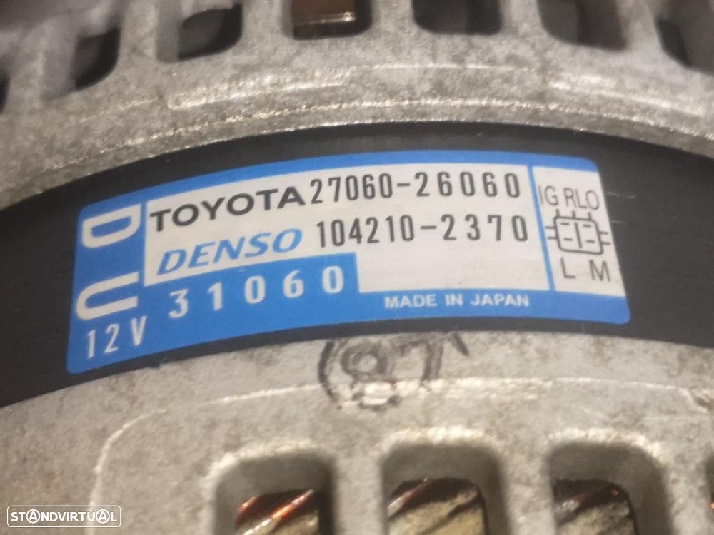 ALTERNADOR TOYOTA RAV4 A3 - 1