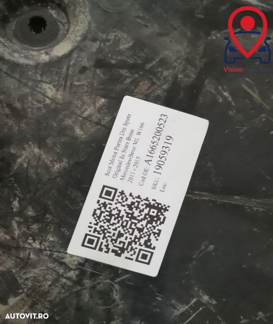 Scut Motor Partea Din Spate Original In Stare Buna Mercedes-Benz ML W1 - 7
