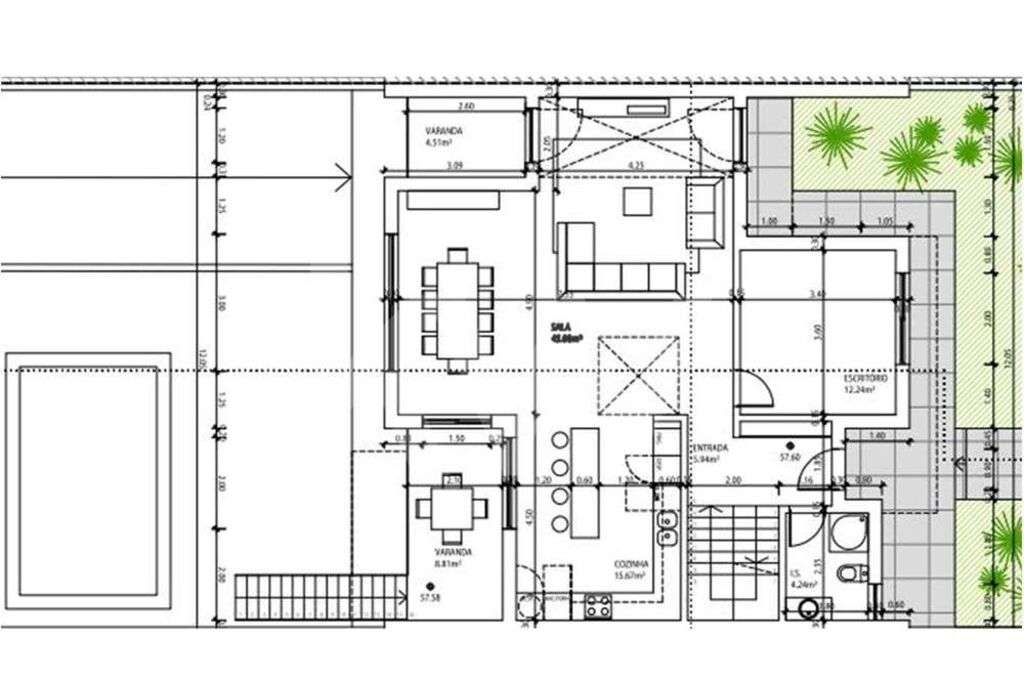 Moradia em Banda T3 com Piscina em Vale de Milhaços - Grande imagem: 3/5