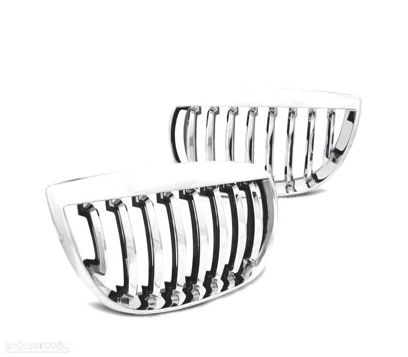 GRELHAS BMW E81 E87 04-07 CROMADO - 1