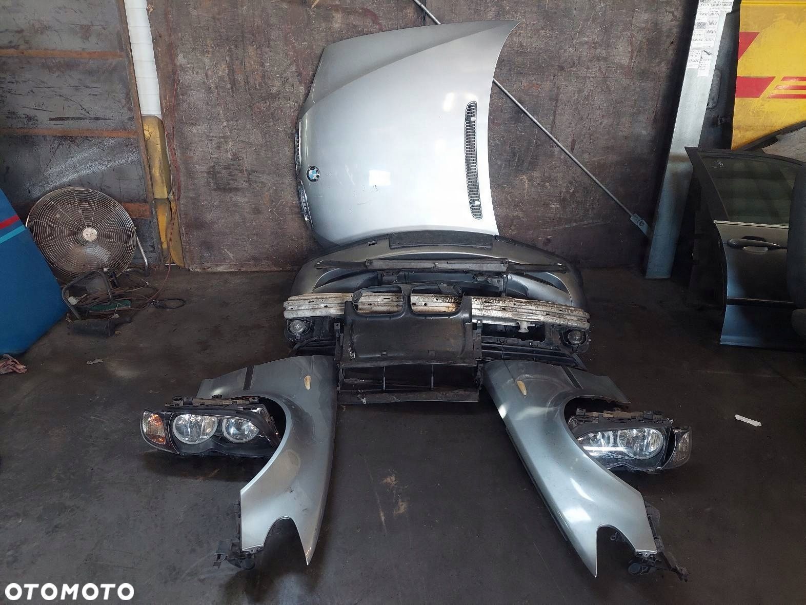 KOMPLETNY PRZÓD BMW E46 LIFT 318i A08/7 SILBERGRAU METALLIC - 1