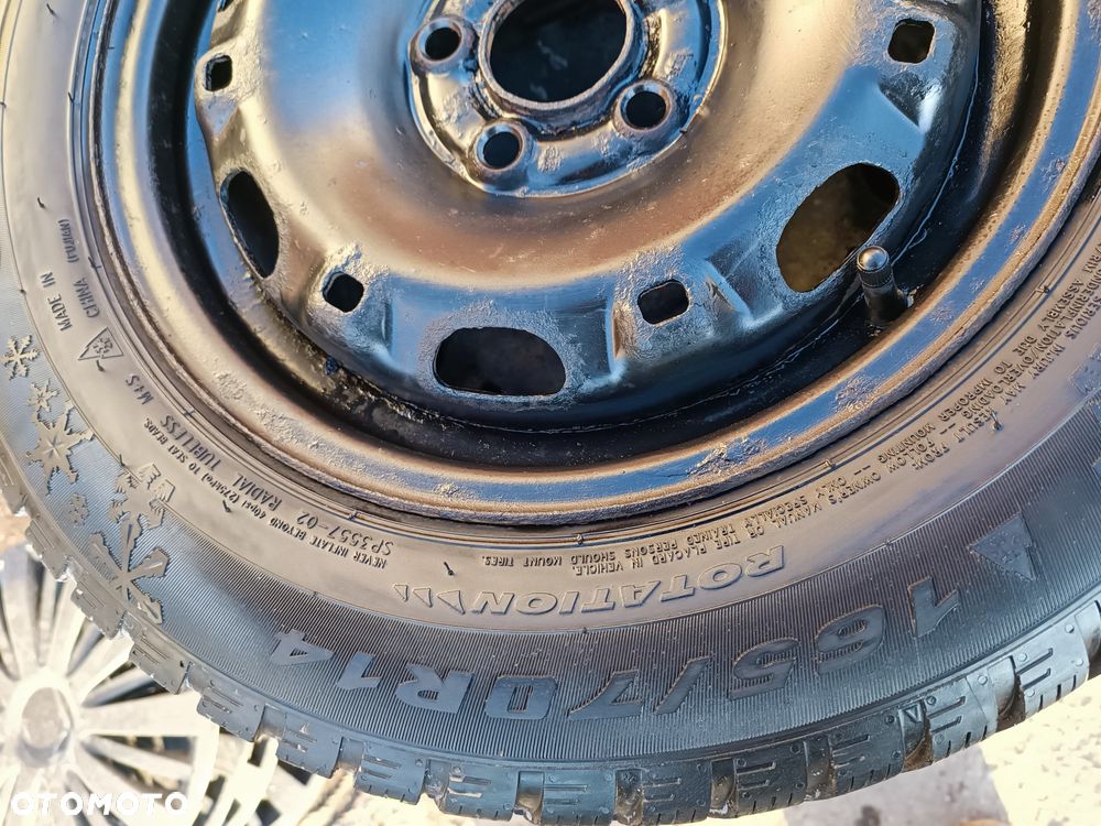 5x100 Felgi Stalowe Stal 14 Koła Zimowe Zima SKODA FABIA PRAKTIK ROOMSTER RAPID SEAT IBIZA CORDOBA TOLEDO IV 4 VW FOX POLO Legnica ALU-RAD 165/70 6mm - 3