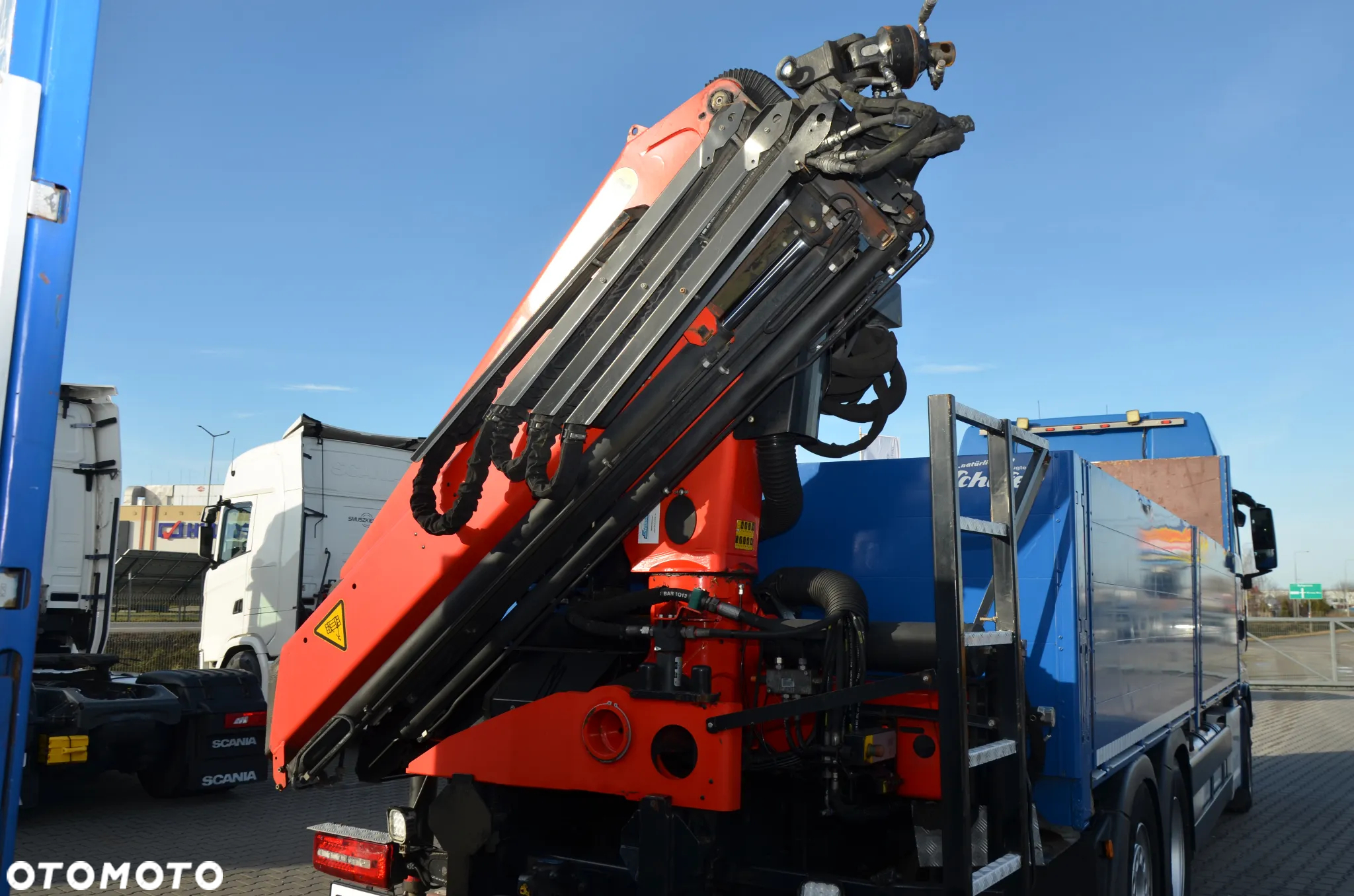 MAN TGX 26.500 6x2 HDS ZETKA PALFINGER KLIMA P. OŚ POD. I SKRĘTNA FULL AIR SKÓRY NAVI DE 5659 + PRZYCZEPA - 15