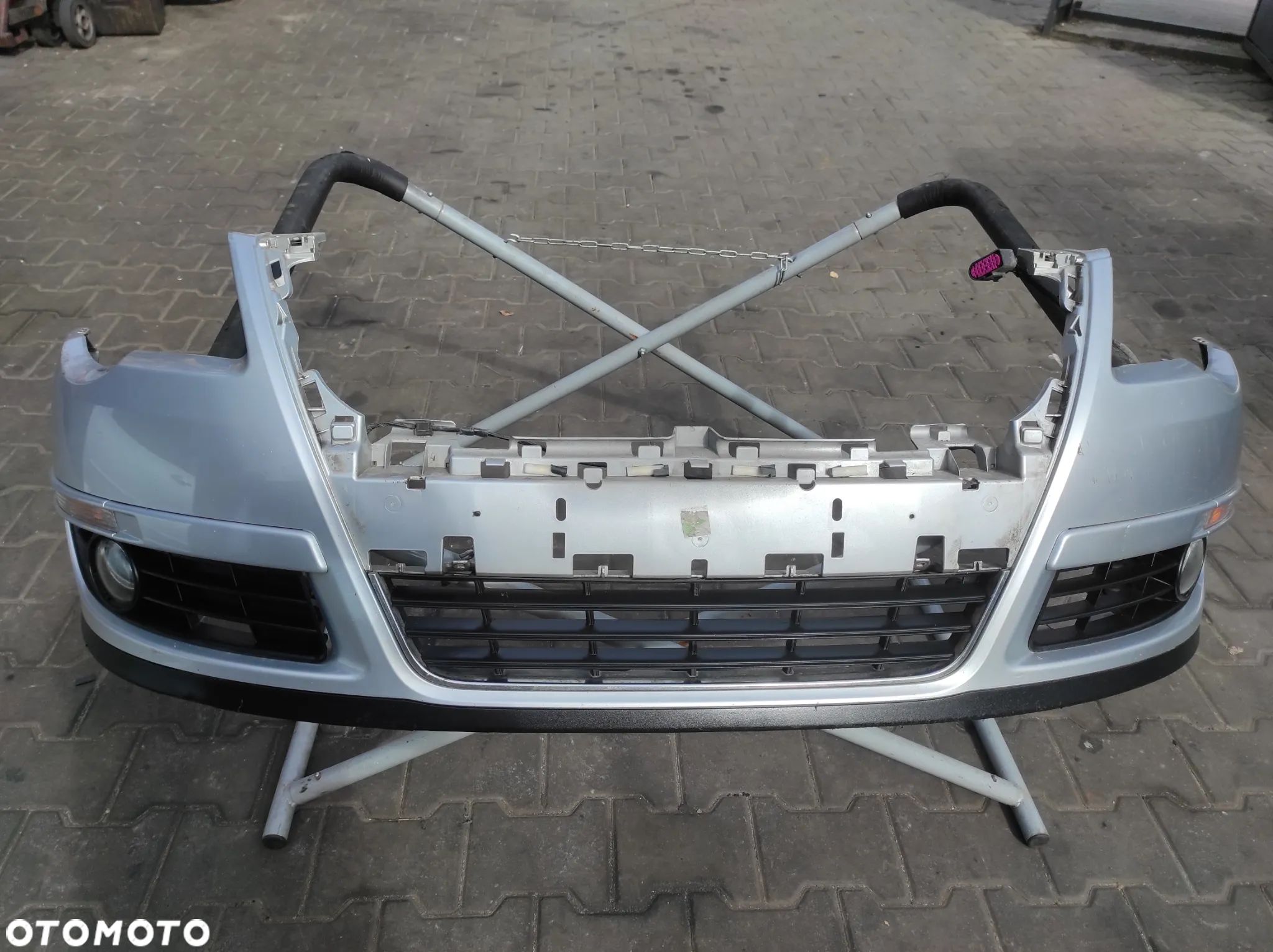 VW PASSAT B6 ZDERZAK PRZEDNI PRZÓD HALOGEN LA7W SREBRNY WYSYŁKA !!!! - 1