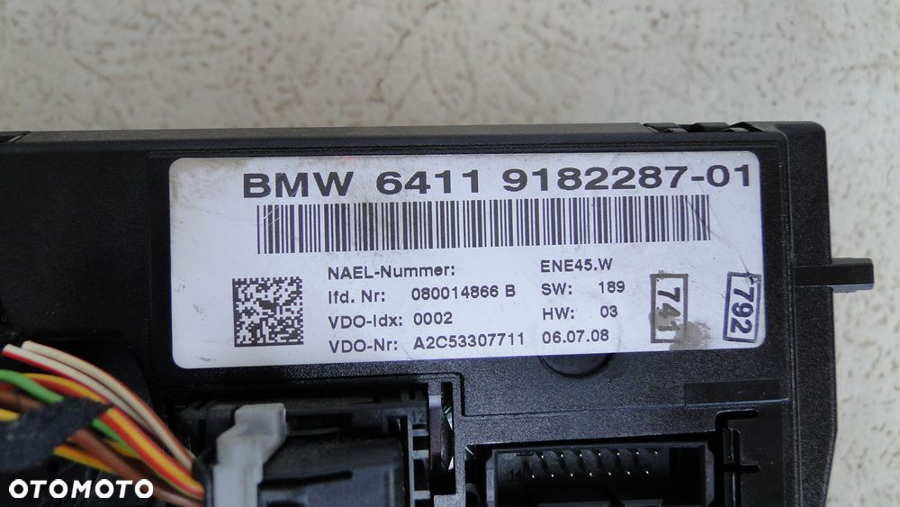 BMW 1 E87 E81 E82 PANEL NAWIEWU KLIMATYZACJI EUROPA - 4