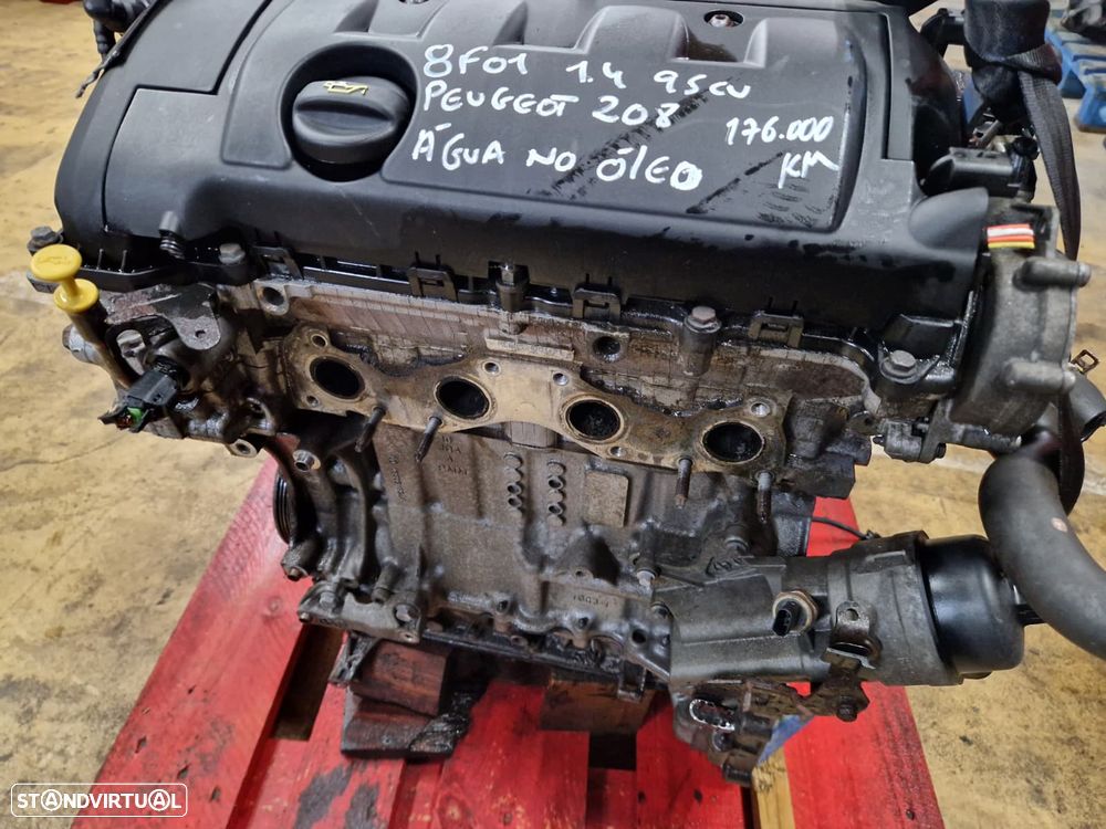 Motor usado 8F01 PEUGEOT 208 1.4 95CV CITROEN C3 DS3 207 - 5